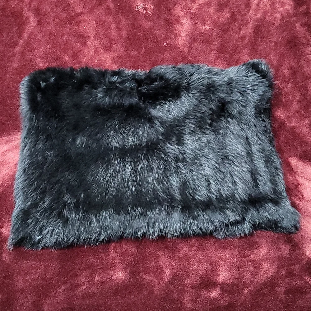 Burberry 100% real rabbit fur trim - Picture 2 of 4